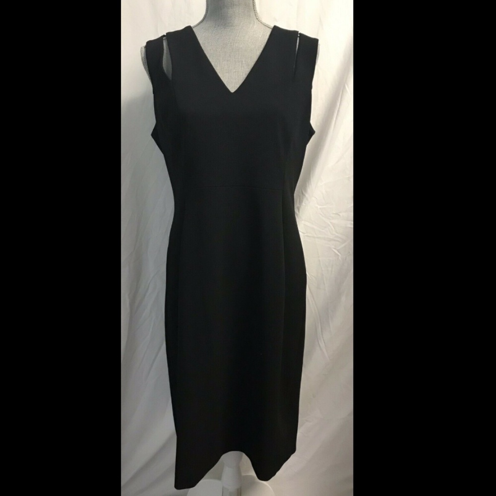 Calvin Klein Black Sleeveless Dress Sz 12